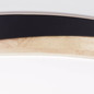 Preview: Brilliant Baarlo LED Deckenleuchte 52cm 36W Matt Schwarz Holz FSC®, Nachtlicht, Timer G80846/76