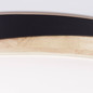 Preview: Brilliant Baarlo LED Deckenleuchte 52cm 36W Matt Schwarz Holz FSC®, Nachtlicht, Timer G80846/76