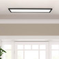 Preview: Brilliant Milton LED Deckenaufbau-Paneel 25x96cm 24W Neutralweiß IP44 Schwarz Weiß G80875A76