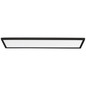 Preview: Brilliant Milton LED Deckenaufbau-Paneel 25x96cm 24W Neutralweiß IP44 Schwarz Weiß G80875A76