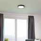 Preview: Brilliant Navara LED Deckenleuchte 27,5cm 18W Neutralweiß IP44 Schwarz G80885/26