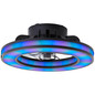 Preview: Brilliant Mondello LED Deckenleuchte 42cm mit Ventilator 26W Schwarz Ventilator, Nachtlicht, Timer G80915/06