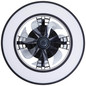 Preview: Brilliant Mondello LED Deckenleuchte 42cm mit Ventilator 26W Schwarz Ventilator, Nachtlicht, Timer G80915/06