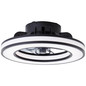 Preview: Brilliant Mondello LED Deckenleuchte 42cm mit Ventilator 26W Schwarz Ventilator, Nachtlicht, Timer G80915/06