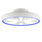 Preview: Brilliant Gaiano LED Deckenleuchte 48cm mit Ventilator 48W Weiß Ventilator, Timer, Nachtlicht G80935/05