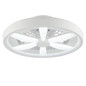 Preview: Brilliant Gaiano LED Deckenleuchte 48cm mit Ventilator 48W Weiß Ventilator, Timer, Nachtlicht G80935/05