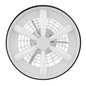 Preview: Brilliant Gaiano LED Deckenleuchte 48cm mit Ventilator 48W Schwarz Ventilator, Timer, Nachtlicht G80935/06