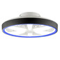 Preview: Brilliant Gaiano LED Deckenleuchte 48cm mit Ventilator 48W Schwarz Ventilator, Timer, Nachtlicht G80935/06