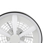 Preview: Brilliant Gaiano LED Deckenleuchte 48cm mit Ventilator 48W Schwarz Ventilator, Timer, Nachtlicht G80935/06