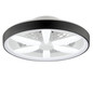 Preview: Brilliant Gaiano LED Deckenleuchte 48cm mit Ventilator 48W Schwarz Ventilator, Timer, Nachtlicht G80935/06