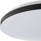 Preview: Brilliant Livio LED Deckenleuchte LED 38,5cm 24W Warmweiß Weiß Schwarz G80962/76