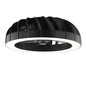 Preview: Brilliant Fanora LED Deckenleuchte 46cm mit Ventilator 30W Schwarz Ventilator, Nachtlicht, Timer G81080/06