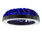 Preview: Brilliant Fanora LED Deckenleuchte 46cm mit Ventilator 30W Schwarz Ventilator, Nachtlicht, Timer G81080/06