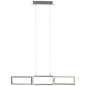 Preview: Brilliant Tunar LED Pendelleuchte, 3-flammig 34W Warmweiß Aluminium G93450/21