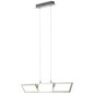 Preview: Brilliant Tunar LED Pendelleuchte, 3-flammig 34W Warmweiß Aluminium G93450/21