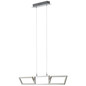 Preview: Brilliant Tunar LED Pendelleuchte, 3-flammig 34W Warmweiß Aluminium G93450/21