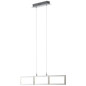 Preview: Brilliant Tunar LED Pendelleuchte, 3-flammig 34W Warmweiß Aluminium G93450/21