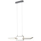 Preview: Brilliant Tunar LED Pendelleuchte, 3-flammig 34W Warmweiß Aluminium G93450/21