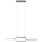 Preview: Brilliant Tunar LED Pendelleuchte, 3-flammig 34W Warmweiß Aluminium G93450/21