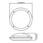 Preview: Brilliant Medway LED Außenwand- und Deckenleuchte 31cm 12W Neutralweiß IP66 Weiß G96053/05