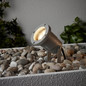 Preview: Brilliant Janko LED Außenerdspieß 32cm GU10 20W/3W Warmweiß IP44 Grau G96232/22