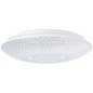 Preview: Brilliant Nunya LED Deckenleuchte 42cm 24W Warmweiß Weiß Chrom G97011/05
