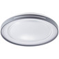 Preview: Brilliant Barty LED Wand- und Deckenleuchte 48cm 30W Weiß Dunkelgrau Nachtlicht, Timer G97158/72