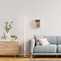 Preview: Brilliant Arion LED Stehleuchte 14W Warmweiß Schwarz Holz G99069/76