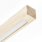 Preview: Brilliant Arion LED Deckenleuchte 14W Warmweiß Schwarz Holz FSC® G99071/76