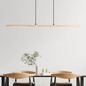 Preview: Brilliant Arion LED Pendelleuchte 22W Warmweiß Schwarz Holz FSC® G99072/76