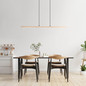 Preview: Brilliant Arion LED Pendelleuchte 22W Warmweiß Schwarz Holz FSC® G99072/76