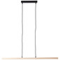 Preview: Brilliant Arion LED Pendelleuchte 22W Warmweiß Schwarz Holz FSC® G99072/76
