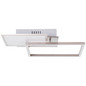 Preview: Brilliant Zelia LED Deckenleuchte 41x41cm 20W Warmweiß Nickel Eloxiert G99378/68