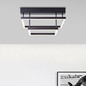 Preview: Brilliant Ranut LED Deckenleuchte, 2-flammig 34W Warmweiß Schwarz Memory Funktion G99493/06