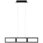 Preview: Brilliant Ranut LED Pendelleuchte, 3-flammig 34W Warmweiß Schwarz Memory Funktion G99495/06