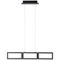 Preview: Brilliant Ranut LED Pendelleuchte, 3-flammig 34W Warmweiß Schwarz Memory Funktion G99495/06
