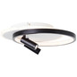 Preview: Brilliant Eunomia LED Deckenleuchte 35x30cm, 2-flammig 30W Warmweiß Schwarz Weiß Memory Funktion G99753/76