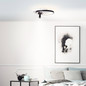 Preview: Brilliant Eunomia LED Deckenleuchte 35x30cm, 2-flammig 30W Warmweiß Schwarz Weiß Memory Funktion G99753/76
