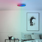 Preview: Brilliant Heida LED Deckenleuchte 39cm 24W Schwarz Memory Funktion, Nachtlicht G99776/06
