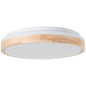 Preview: Brilliant Brodsky LED Deckenleuchte 38cm 24W Warmweiß Holz Hell Weiß FSC® G99790/75