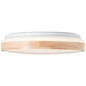 Preview: Brilliant Brodsky LED Deckenleuchte 38cm 24W Warmweiß Holz Hell Weiß FSC® G99790/75