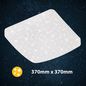 Preview: Briloner ELIPSO LED Deckenleuchte Sternendekor 18W Weiß Neutralweiss