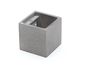 Preview: Deko-Light Wandaufbauleuchte Cube, G9, max. 25W, Beton, dunkelgrau 341184