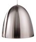 Preview: Deko-Light Pendelleuchte Bell, E27, max. 40W, Metall, silber, satiniert 342053