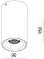 Mobile Preview: Deko-Light Deckenaufbauleuchte Bengala LED, Warmweiß, schwarz 348030