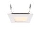 Preview: Deko-Light Deckeneinbauleuchte LED Panel Square 8, Signalweiß, Warmweiß, 110°, 18-19V DC, 350mA 565152