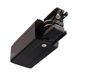 Preview: Deko-Light Schienensystem 3-Phasen 230V, D Line elektrischer Einspeiser links schwarz 710011
