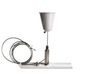Preview: Deko-Light Schienensystem 3-Phasen 230V, D Line Seilabhängungshalter mit Deckenrosette 15m 710048