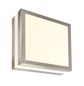 Preview: Deko-Light Wandaufbauleuchte Scuti I, E27, 2x max. 11W, Edelstahl, silber, IP44 731052