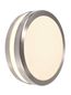 Preview: Deko-Light Wandaufbauleuchte Scuti II, E27, 2x max. 11W, Edelstahl, silber, IP44 731053